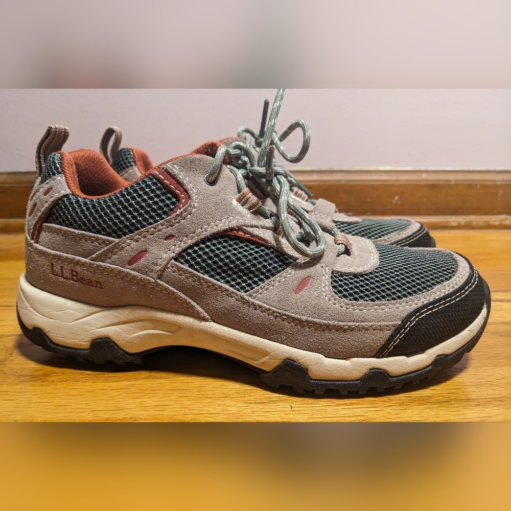 L.L. Bean Trail Model 4 Vertigrip Hiking Shoes sz 7.5 Gorpcore